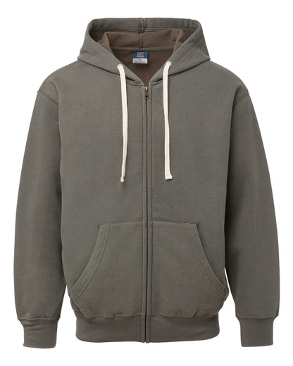 Unisex Vintage Fleece Full-Zip Hooded Sweatshirt - 22132
