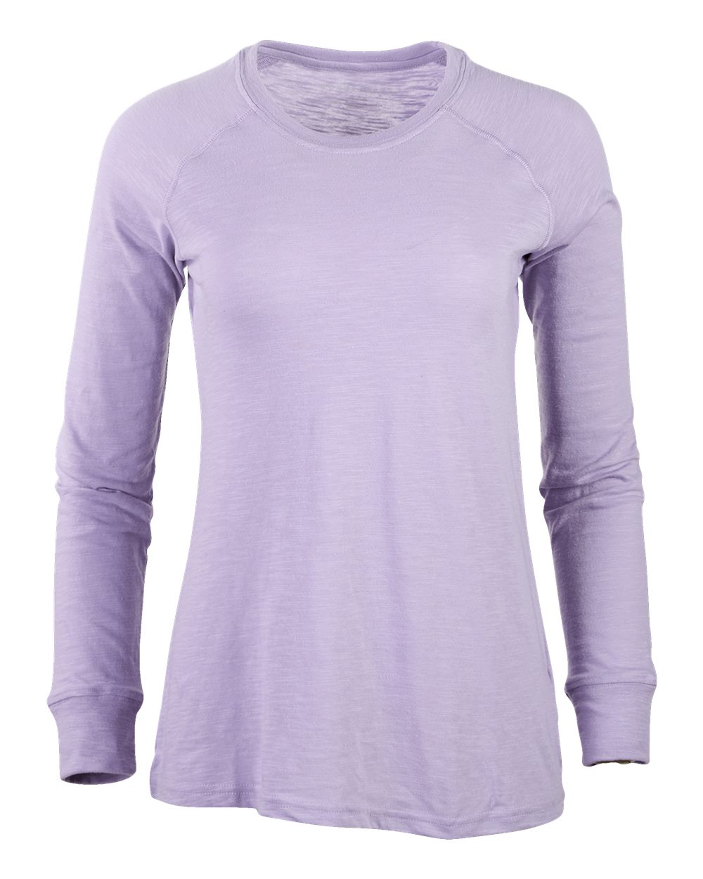 Women's Solid Preppy Patch Long Sleeve T-Shirt - BW3166