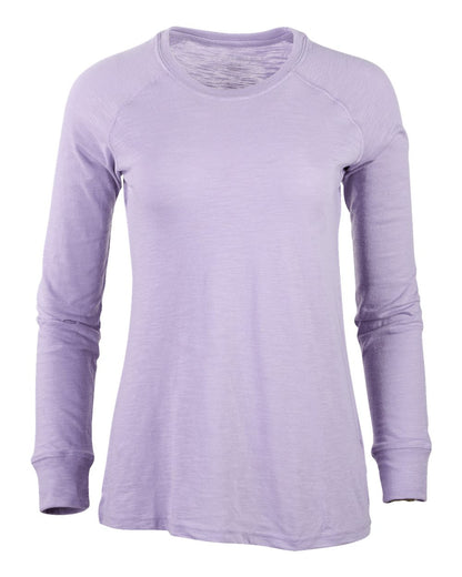 Women's Solid Preppy Patch Long Sleeve T-Shirt - BW3166