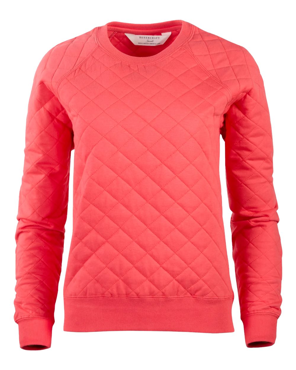 Women's Quilted Crewneck Pullover - R08