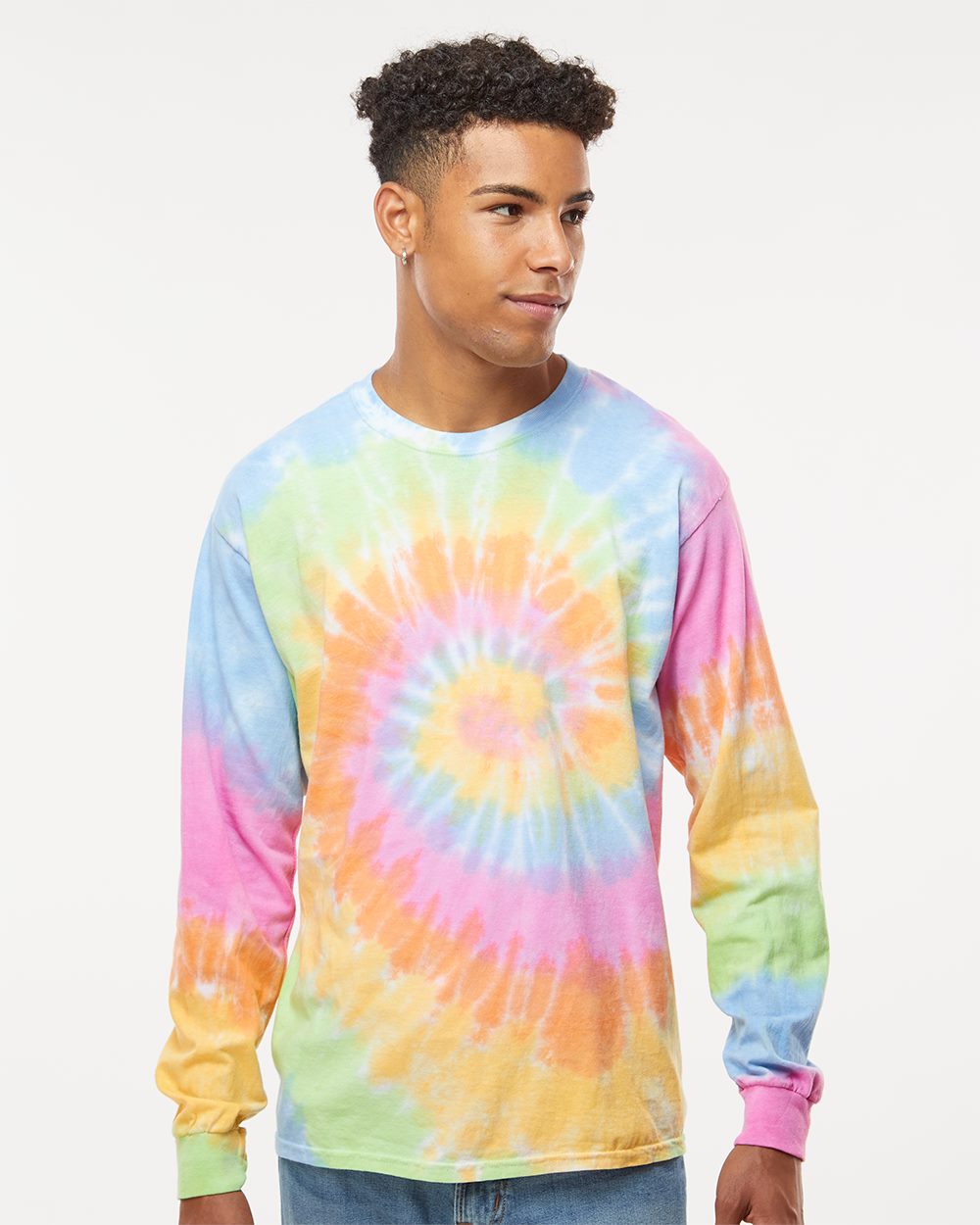 Unisex Tie-Dyed Long Sleeve T-Shirt - 2000