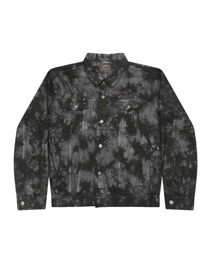 Unisex Tie-Dyed Denim Jacket - 9050