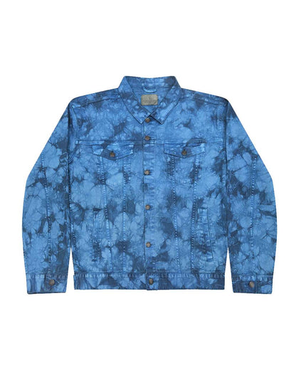 Unisex Tie-Dyed Denim Jacket - 9050