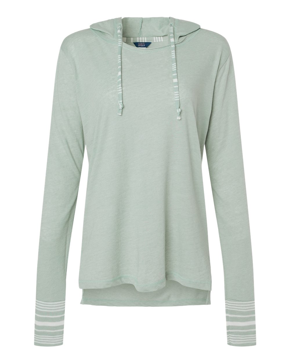 Women's Heathered Jersey Hooded Tunic - W19439