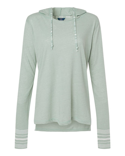Women's Heathered Jersey Hooded Tunic - W19439