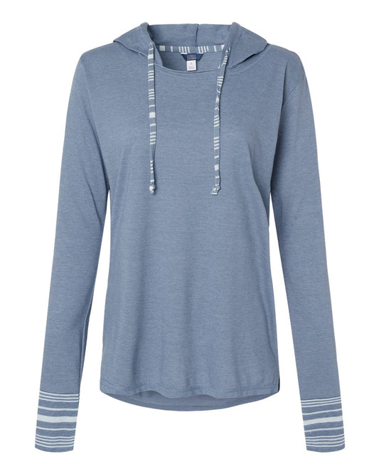 Women's Heathered Jersey Hooded Tunic - W19439