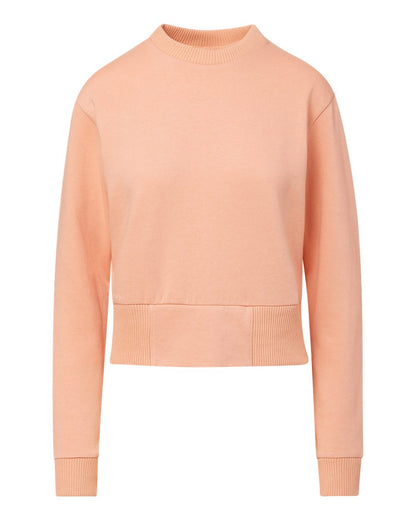 Women's Romi Cloud Fleece Crop Crewneck Sweatshirt - W22106