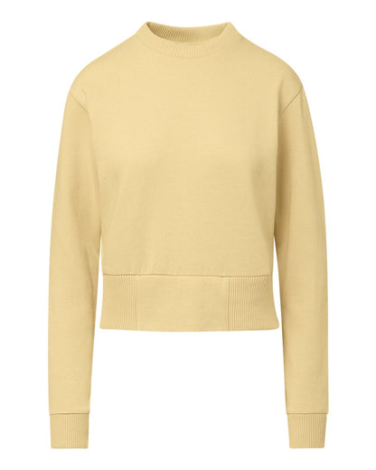 Women's Romi Cloud Fleece Crop Crewneck Sweatshirt - W22106