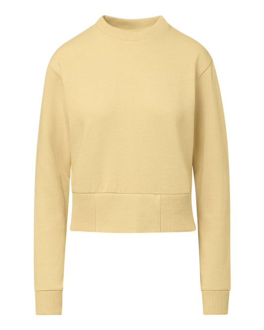 Women's Romi Cloud Fleece Crop Crewneck Sweatshirt - W22106