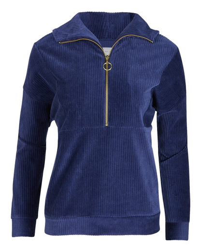 Women's Manchester Corded Quarter-Zip Pullover - BW5203