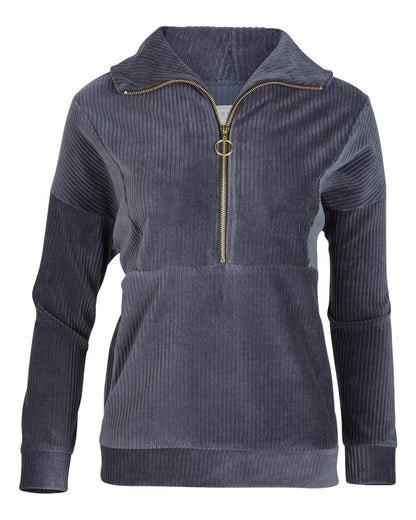 Women's Manchester Corded Quarter-Zip Pullover - BW5203