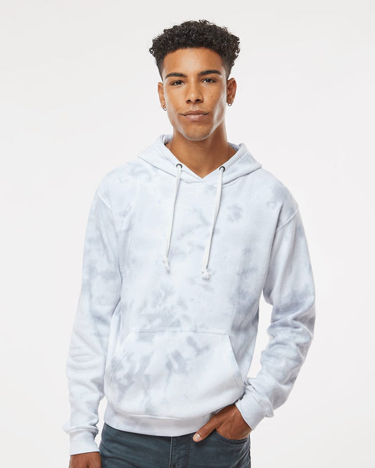 Men's Tie-Dyed Fleece Hooded Sweatshirt - 8861