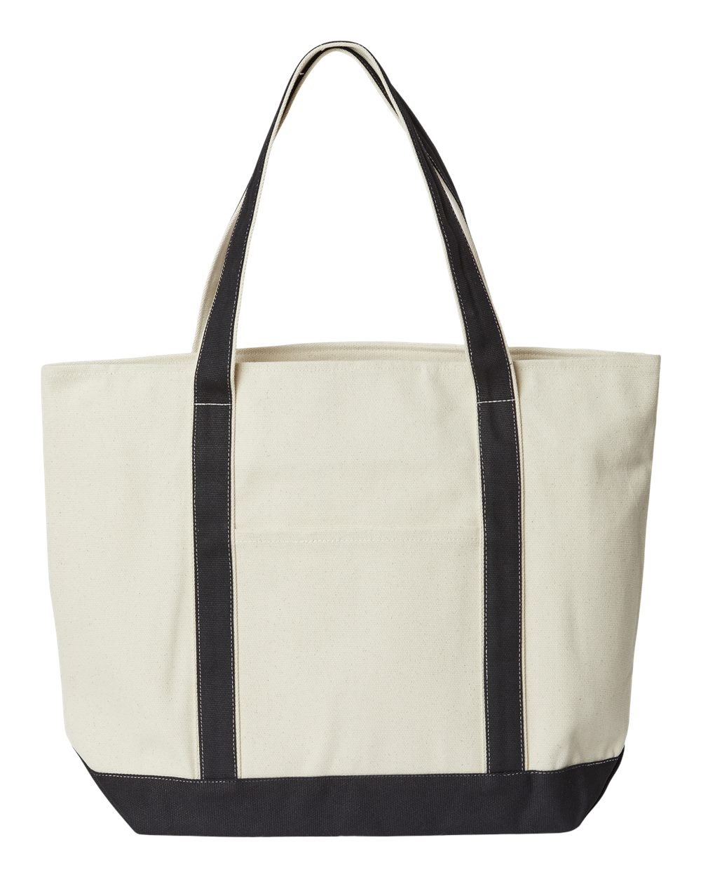 XL Zippered Cotton Canvas Resort Tote - 8873