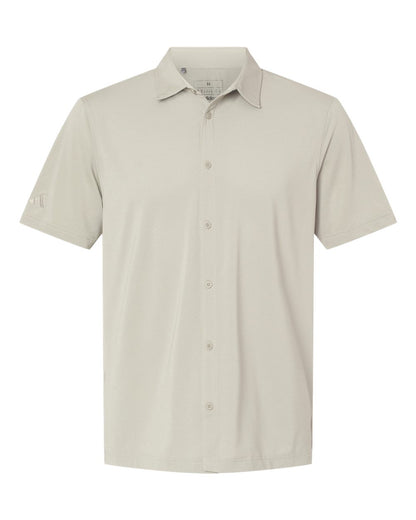 Men's Full Button Down Short Sleeve Shirt - A595