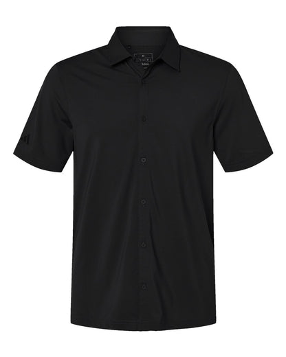 Men's Full Button Down Short Sleeve Shirt - A595