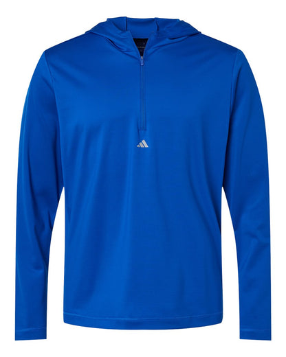 Men's Lightweight Quarter-Zip Hooded Pullover - A596