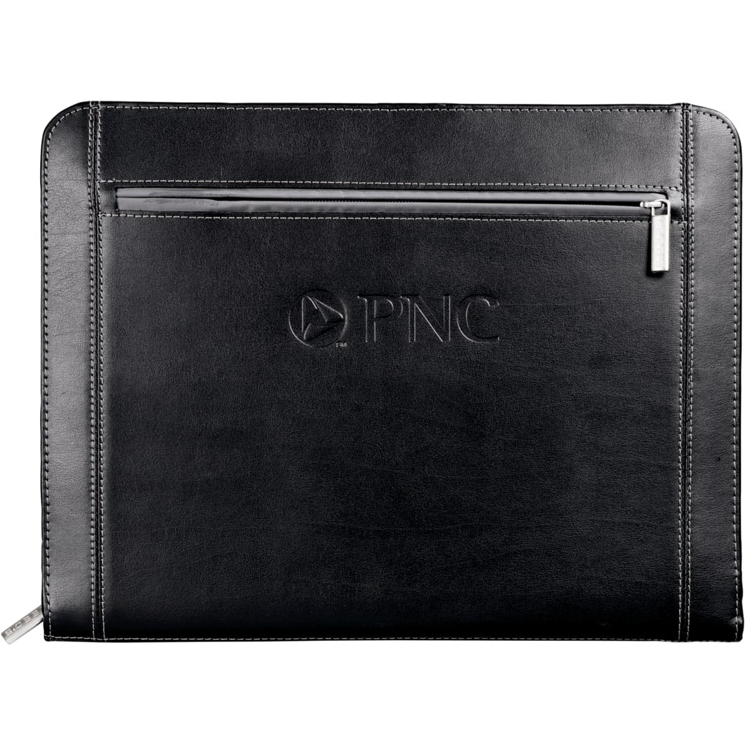 FSC® Mix Metropolitan Zippered Padfolio