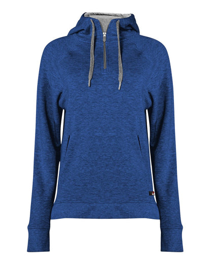 Women's FitFlex French Terry Quarter-Zip Hooded Pullover - 1051