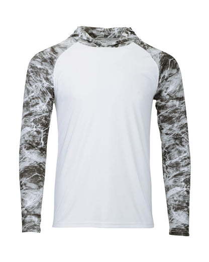 Men's Biloxi Performance Colorblocked Hooded Long Sleeve T-Shirt - 241