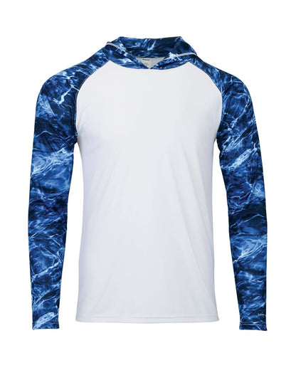 Men's Biloxi Performance Colorblocked Hooded Long Sleeve T-Shirt - 241