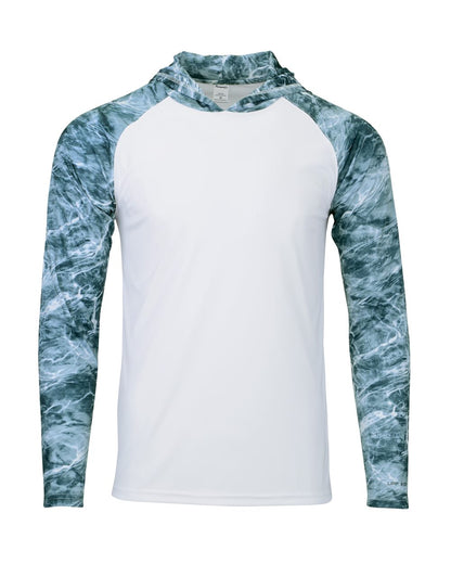 Men's Biloxi Performance Colorblocked Hooded Long Sleeve T-Shirt - 241