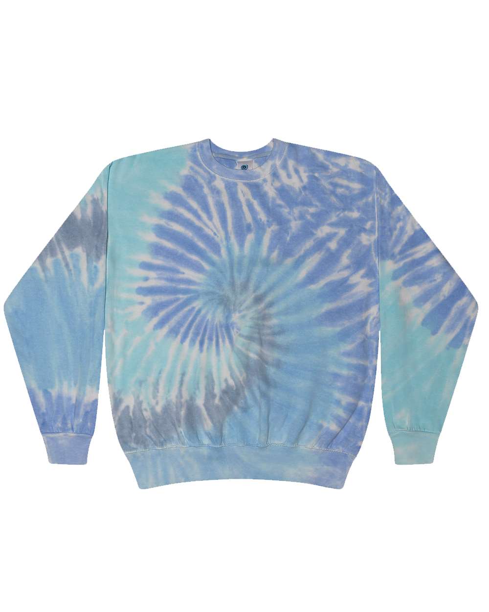 Unisex Tie-Dyed Fleece Crewneck Sweatshirt - 8100