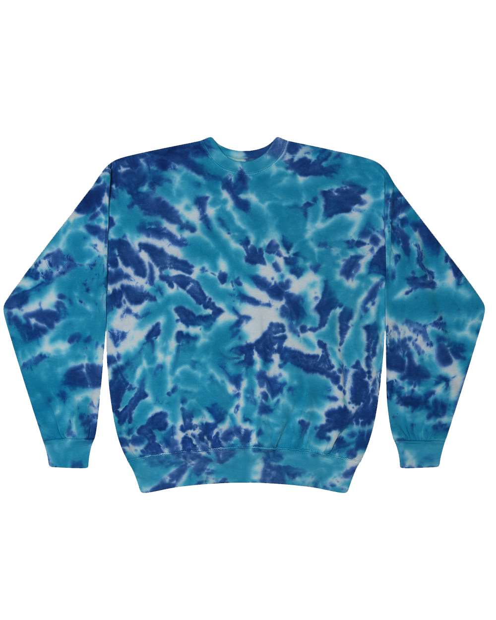 Unisex Tie-Dyed Fleece Crewneck Sweatshirt - 8100
