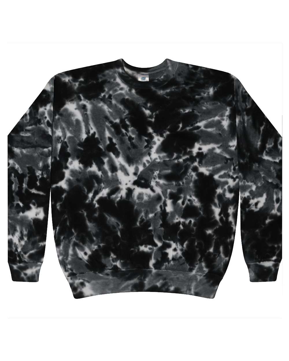 Unisex Tie-Dyed Fleece Crewneck Sweatshirt - 8100