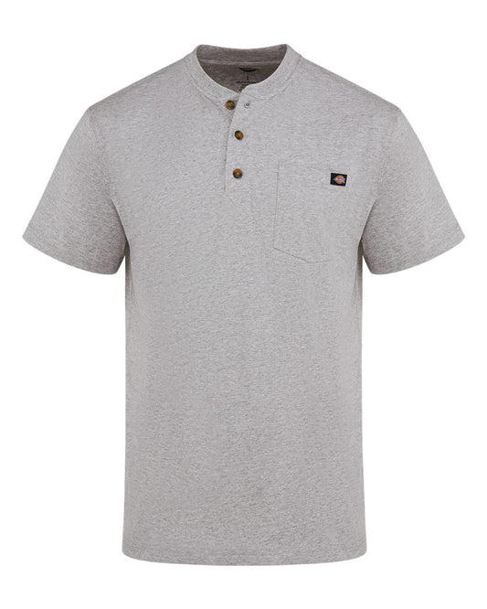 Men's Tall Heavyweight Traditional Short Sleeve Henley - WS51T