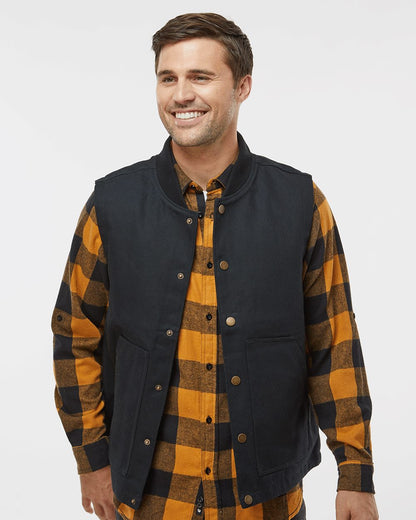 Men's Insulated Canvas Workwear Vest - EXP560V
