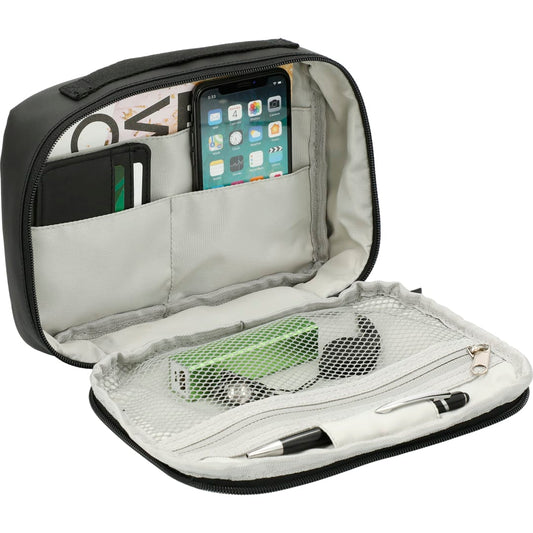Front View of Black elleven™ Travel Organizer