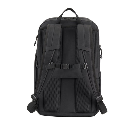 Front View of Black Elleven Orion Recycled 15" Laptop Backpack