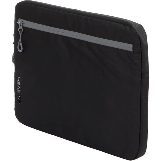 Front View of Black Elleven Recycled 15" Laptop Sleeve