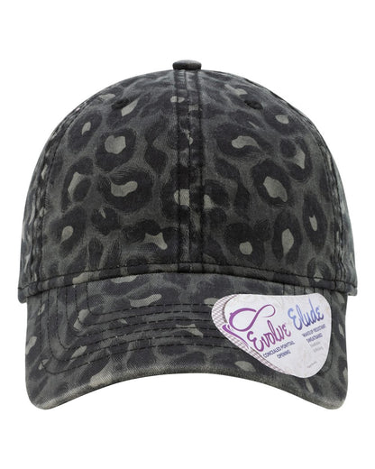 Women's Garment-Washed Fashion Print Cap - HATTIE