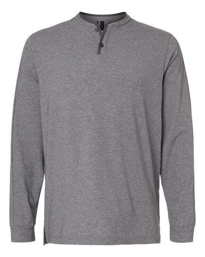 Men's Henley Long Sleeve T-Shirt - A597