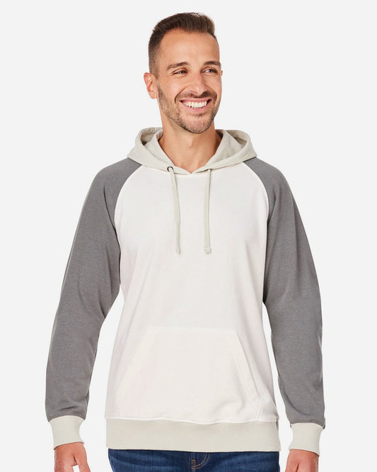 Unisex Vintage Tricolor Hooded Sweatshirt - 8886