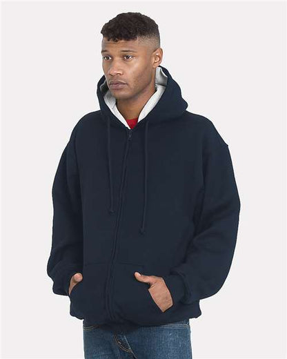 Unisex USA-Made Super Heavy Thermal Lined Full-Zip Hooded Sweatshirt - 940