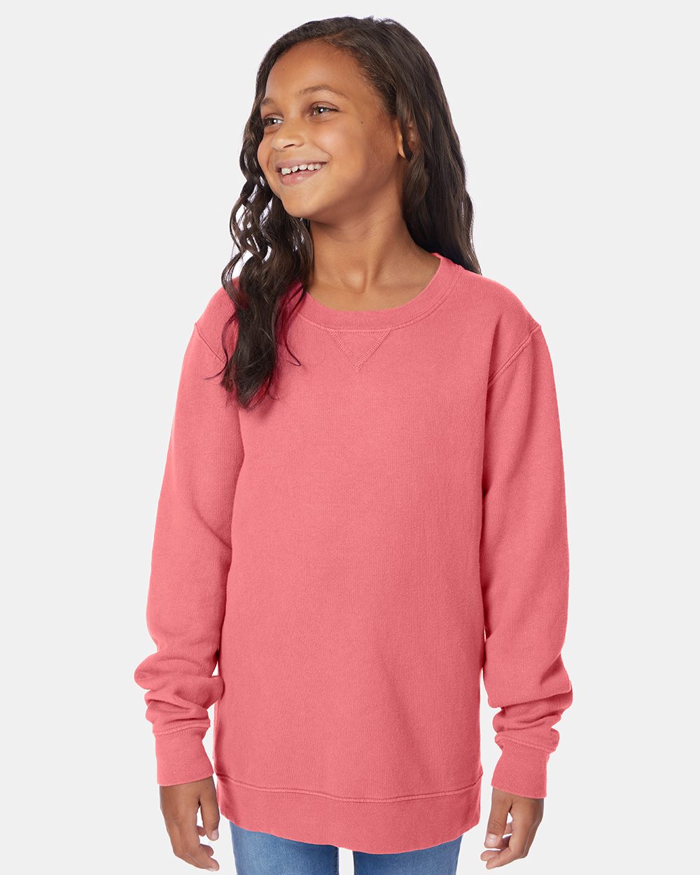 Youth Garment-Dyed Crewneck Sweatshirt - GDH475