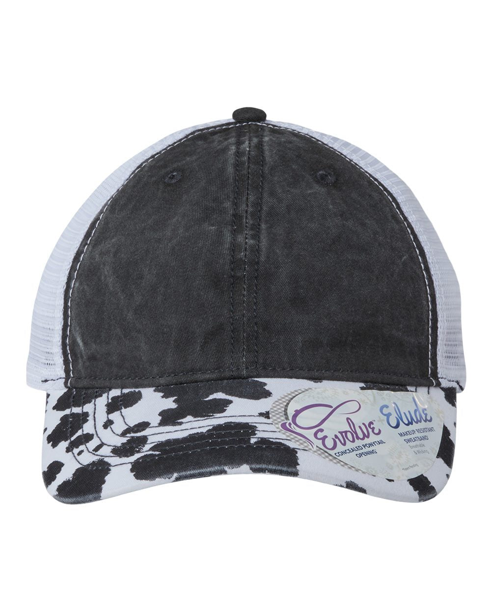 Women's Printed Bill with Mesh Back Cap - JANET