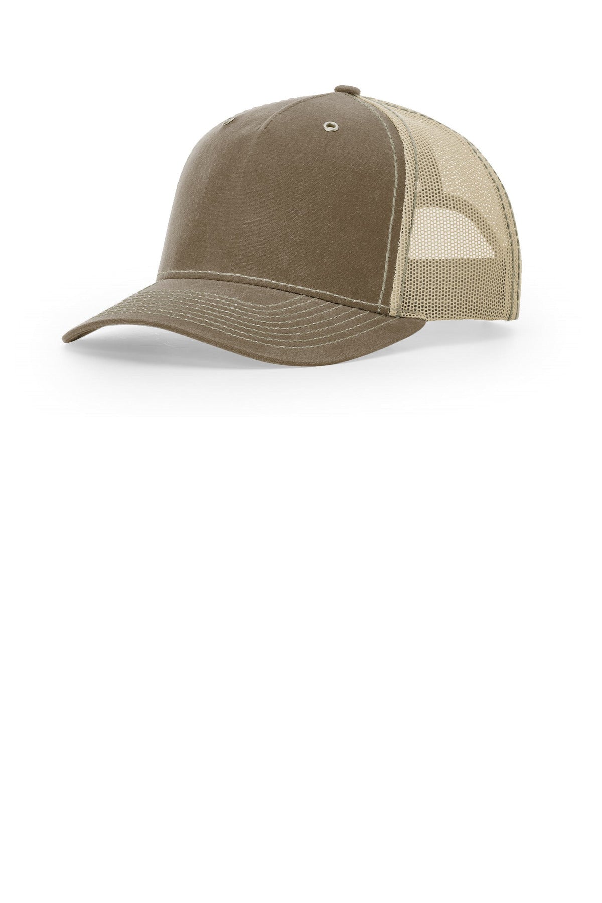SanMar 112WH_buckkhaki_hat_detail.jpg