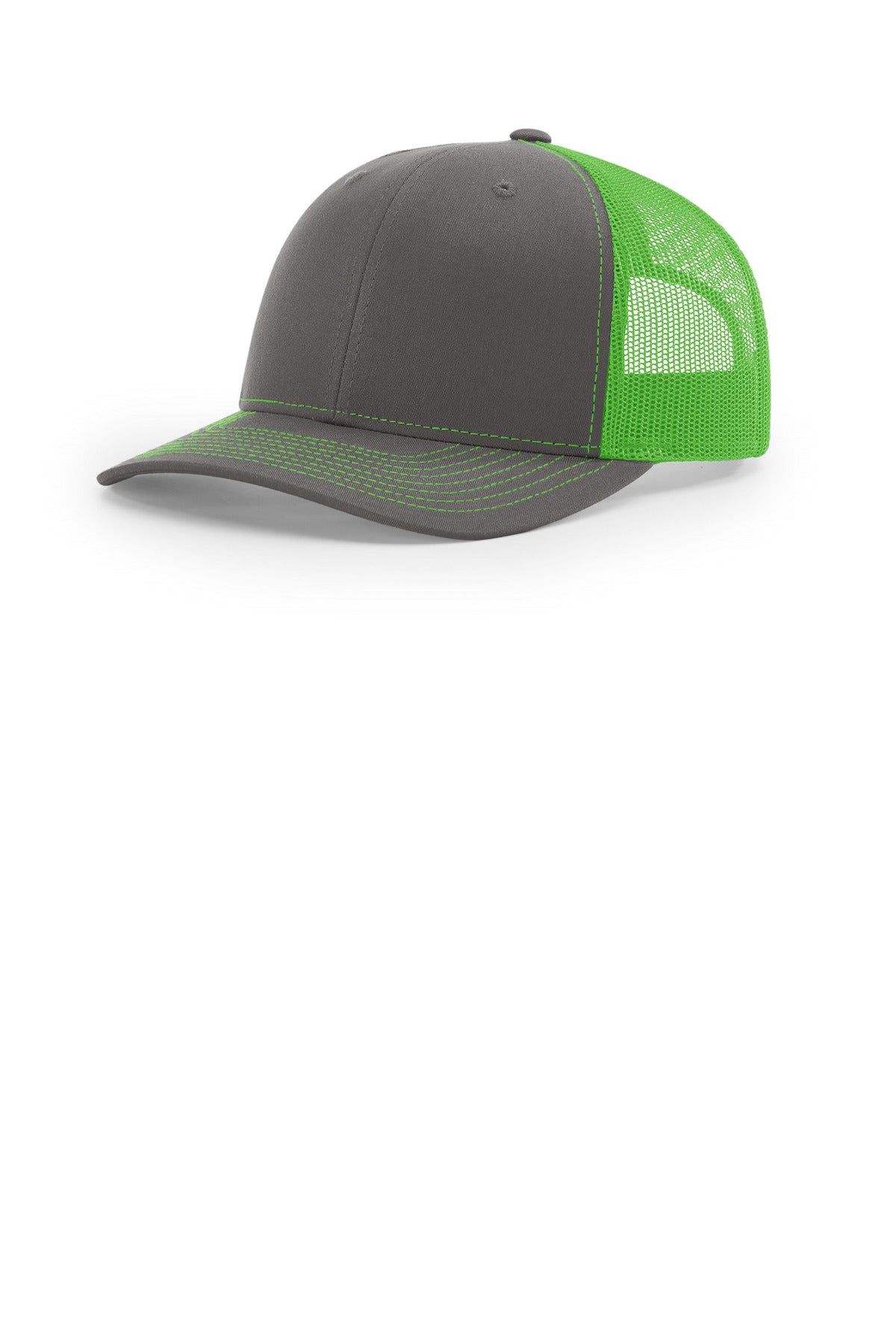 SanMar 112_charcoalneongreen_hat_detail.jpg