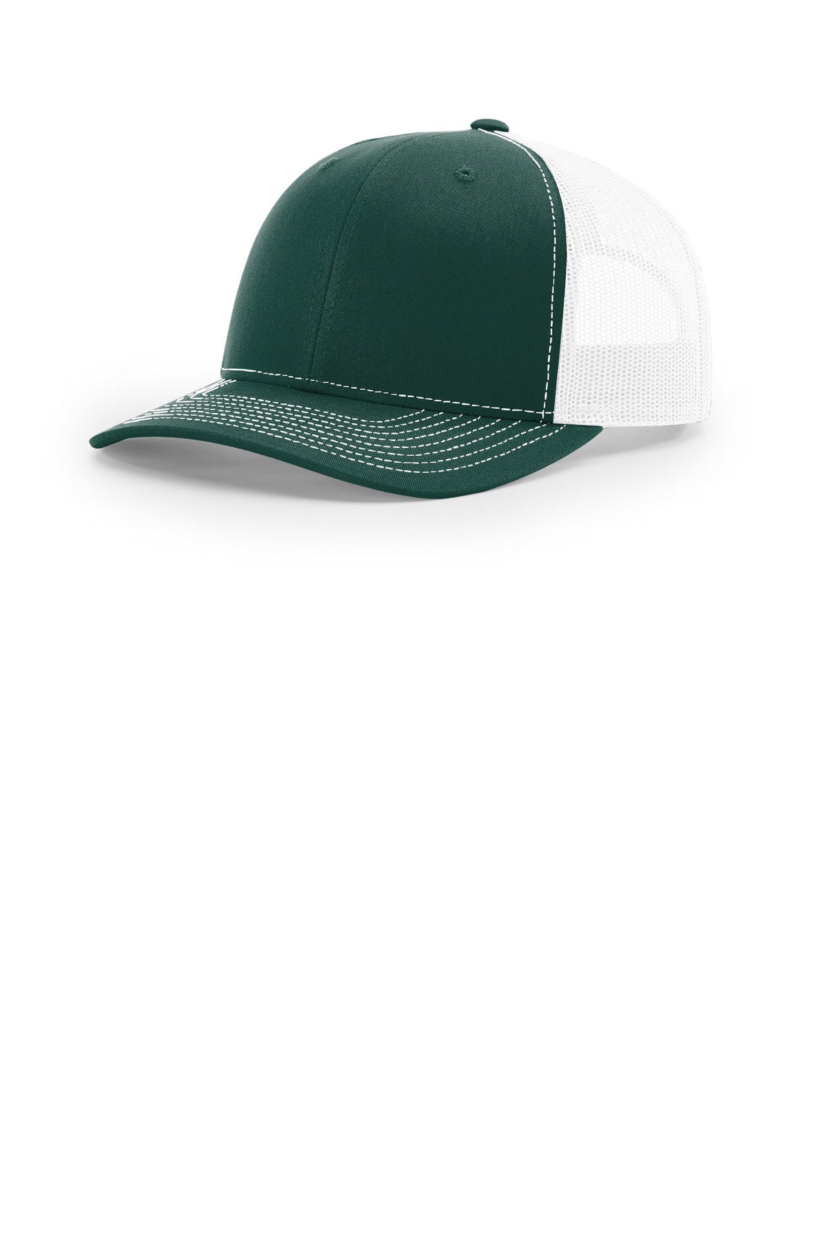SanMar 112_darkgreenwhite_hat_detail.jpg