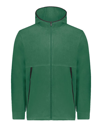 Unisex Eco Revive™ Polar Fleece Hooded Full-Zip Jacket - 6858