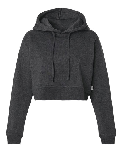 Women's Cropped Fleece Hooded Sweatshirt - BW5404