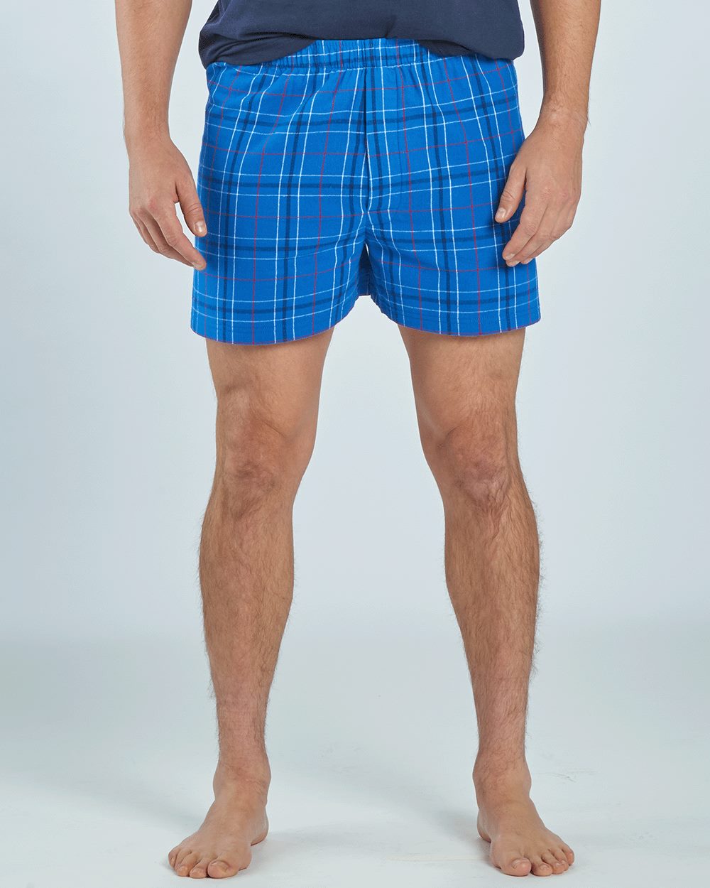 Men's Double Brushed Flannel Boxers - BM6701