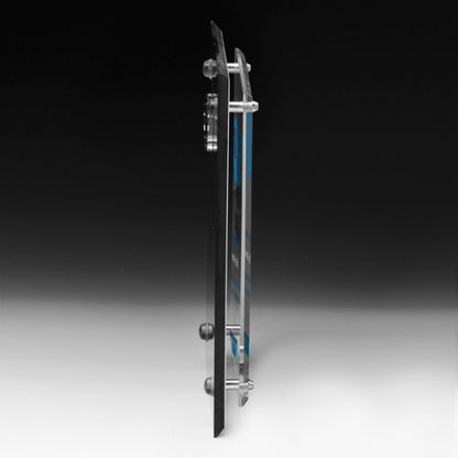 Tall Brushed Aluminum Plaque - Laser Engraved