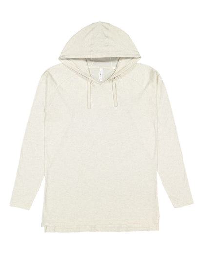 Men's Fine Jersey Hooded Long Sleeve Raglan T-Shirt - 6917