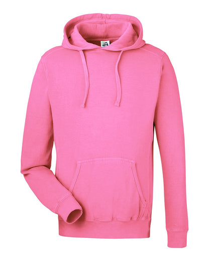 Unisex Pigment-Dyed Fleece Hooded Sweatshirt - 8730