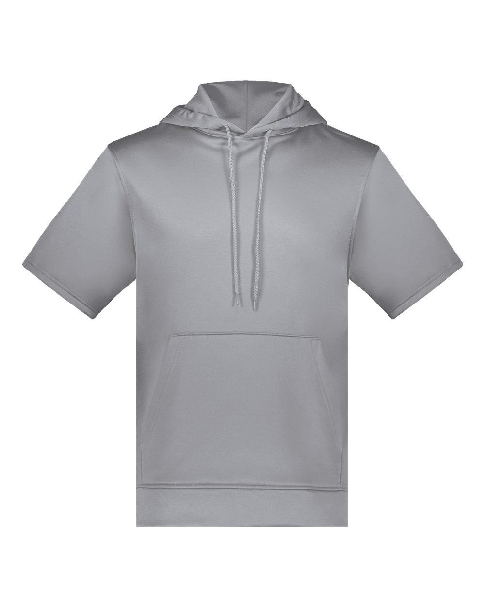 Unisex Fleece Short Sleeve Hooded Pullover - 6871