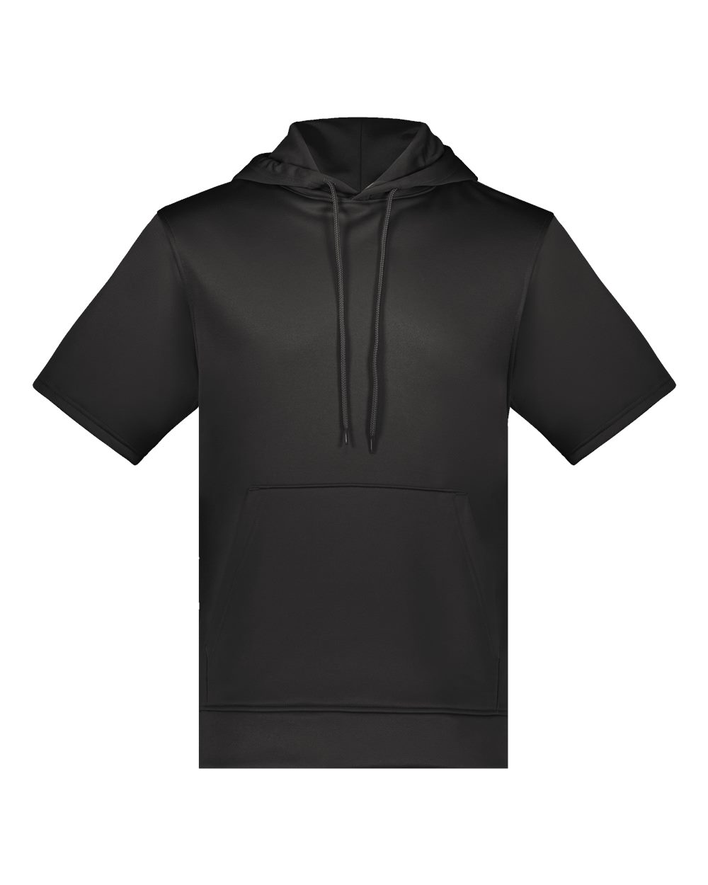 Unisex Fleece Short Sleeve Hooded Pullover - 6871